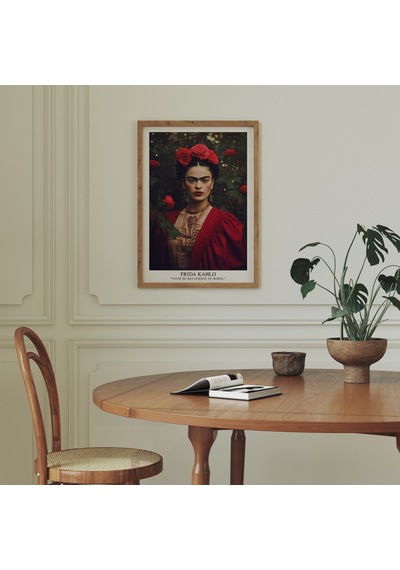 Frida Kahlos, Frida Kahlo'nun Kırmızı Güllerle Fotoğrafı, İlham Verici Söz