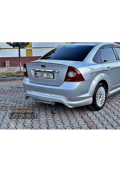 Focus 2.5 Sedan Arka Tampon Eki Plastik - Boyası