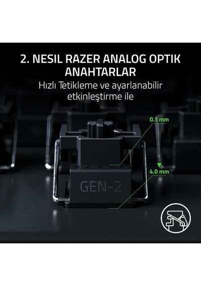 Razer Huntsman V3 Pro Tenkeyless 8khz - Pc Mekanik Oyun Klavyesi