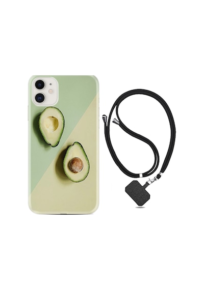 Apple Uyumlu iPhone 11 Kılıf Boyun Askılı Dog in the Dress 1364