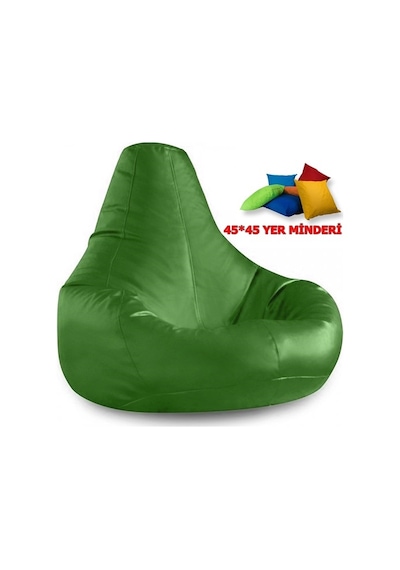 Armutland Kampanya ! 45*45 Yer Minderi Hediyeli Deri Armut Koltuk