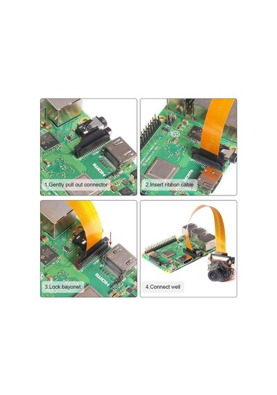 Raspberry Pi 3 Model B+ Kamera Modülü Otomatik Ir Kesim Anahtarlama Gündüz/gece Görüş Video Web Kamerası Ayarlan