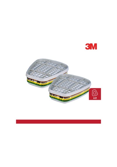 3M 6059 abek1  Organik İnorganik Asit ve Amonyak Gaz Buhar Filtre