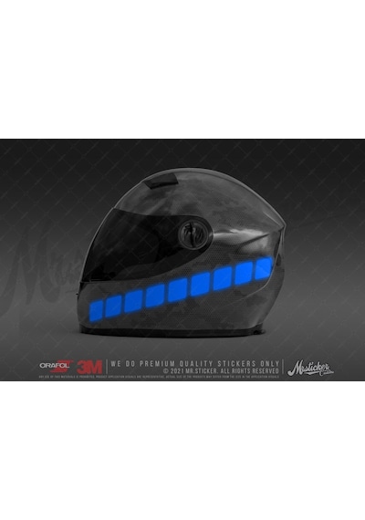 Rfhlm240 Reflektif Kask Seritleri V2 Mavi
