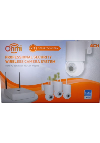 Apronx Dsm600 4 Kanal Nvr + 3mp 4 Kamera Full Color Mik. + 10" Lcd Wifi Set