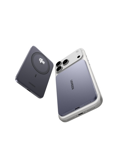 Ugreen Magflow Air 5.000 Mah Magsafe Wireless Hızlı Şarj Kablosuz Powerbank 20w Usb-c+15w Gri 75984b