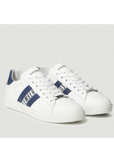 Bianco Sneaker Günlük Erkek 19134/cp C Bkku Bikkembergs 64039996 Scarpa Uomo Mıcrofıber Nero Bianco