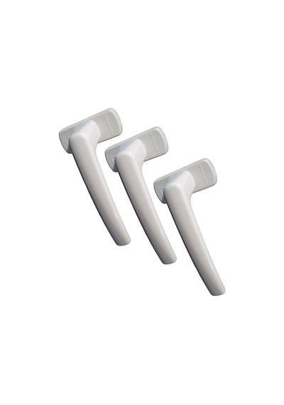 3 ADET BEYAZ PİMAPEN® Marka Pencere Kolu (ALUMINYUM)