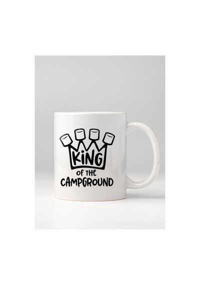 Kişiselleştirilebilir King Of The Campground Kamp Kralı Marshmallow Tasarımlı Kupa Bardak - 330 Ml Çok Renkli - 876200020 Çok Renkli - 876200020 Çok Renkli