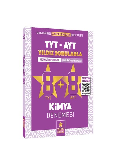Yıldız Sorular Yayınları 2022 Tyt Ayt Kimya 8+8 Deneme Video