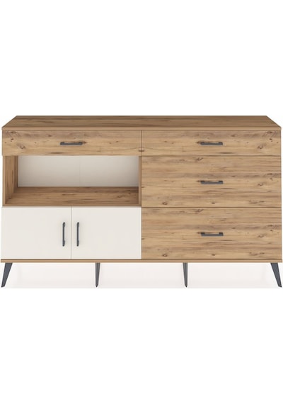 Arges Konsol Tek Raflı 4 Çekmeceli 2 Kapaklı 176x30x99 Çam-aytaşı/çam Aytası/atlas Çam - Atlas Çam Arges Konsol Tek Raflı 4 Çekmeceli 2 Kapaklı 176x30x99 Çam-aytaşı/çam Aytası/atlas Çam - Atlas Çam