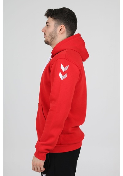 Hummel Armin Pamuklu Sweatshirt Kırmızı