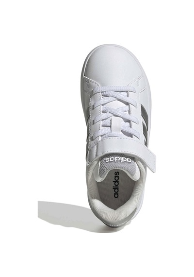Adidas Grand Court 3.0 El C Jp9368 Ortopedik Çocuk Spor Ayakkabı Gri