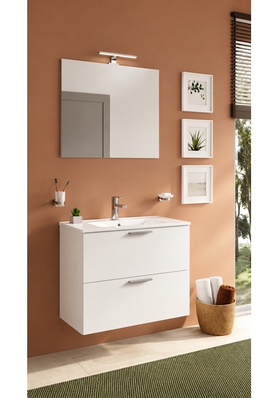 Mia Set 80 Cm Çekmeceli 80 Cm Parlak Beyaz 75024 Mia Set 80 Cm Çekmeceli 80 Cm Parlak Beyaz 75024