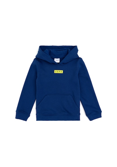U.S. Polo Assn. Erkek Çocuk İndigo Kapüşonlu Sweatshirt 50293515-VR028