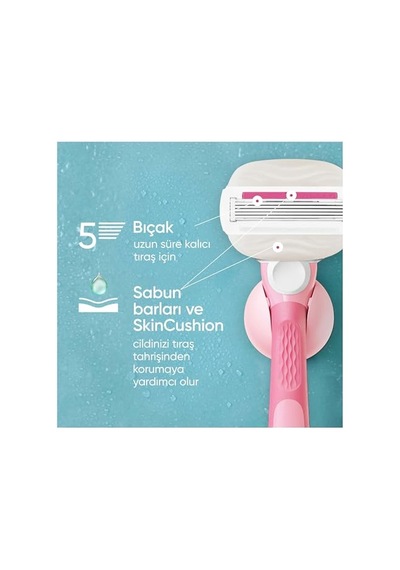 Gillette Venus Comfortglide Sugarberry Kokulu Miami Kadın 3'lü Yedek Bıçak