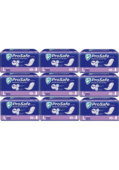 Prosafe Mesane & Lohusa Pedi L-büyük Yoğun 90 Adet 9pk 10