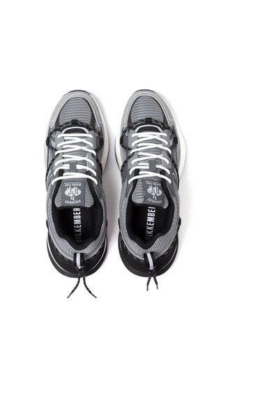 Suede Grey/tec Grey Sneaker Günlük Erkek Diğer 29214/cp F Bkku Bikkembergs Shoes Suede Grey/tech Gri
