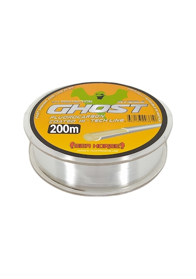 Sea Horse Ghost 200m Hayalet Misina Fluorocarbon Coated Şeffaf 0.40 MM