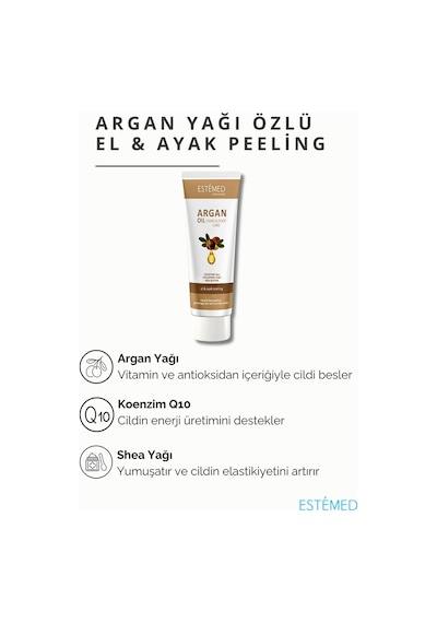Argan Yağı El & Ayak Peeling & Argan Hand&foot Peelıng 50ml