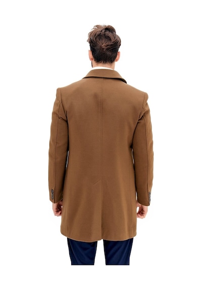 Plt8364 Dewberry Erkek Palto-camel Camel