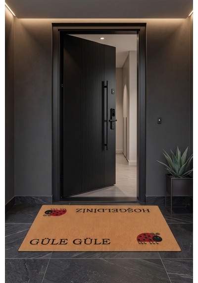 Villadia Home Textile Kapı Önü Paspası Kaymaz Taban Dekoratif Paspas Ev Giriş Antre İç Ve Dış Mekan Paspası 45x70 Cm 24ypycoco
