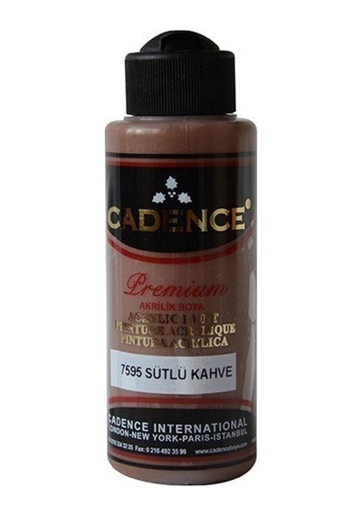 Premium Akrilik Boya 7595 Sütlü Kahve 120 Ml Sütlü Kahve