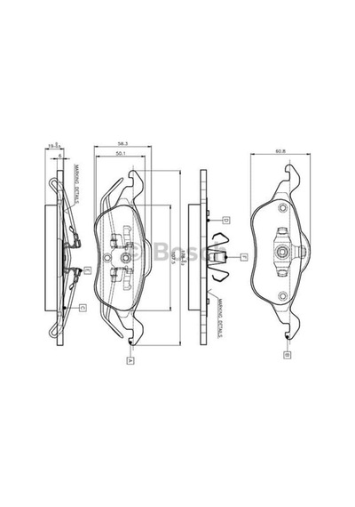 BOSCH 986494284 Fren Balatası Ön Focus I 98-