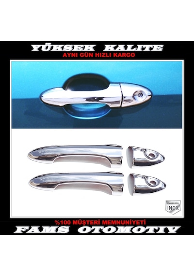 Ford Focus 1 Krom Kapı Kolu 2 Kapı 1998-2005 P.Çelik Çift Del .