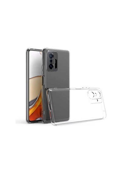 Xiaomi 11t Pro 5g Kılıf Kamera Korumalı Şeffaf Telefon Kılıfı Arka Kapak Col179662-şeffaf