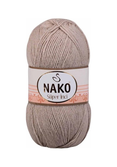 Nako Süper İnci El Örgü İpi 100 gr | Kese Kağıdı 1199