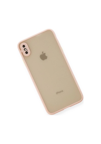 Apple Uyumlu iPhone X Kılıf Montreal Silikon Kapak Pembe,