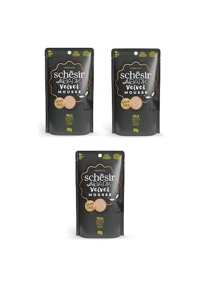 Schesir After Dark Tavuklu Pouch Mousse Kedi Yaş Mama 80 Gr. X 3 Adet