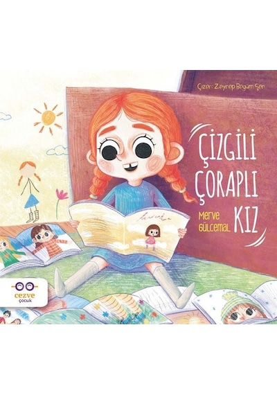 Çizgili Çoraplı Kız - Merve Gülcemal - Cezve Çocuk