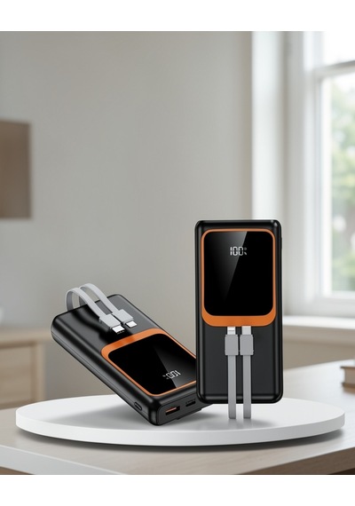 Powerbank 20000 Mah 22.5w Hızlı Şarj Çok Kablolu Dijital Göstergeli Çok Renkli 60775191