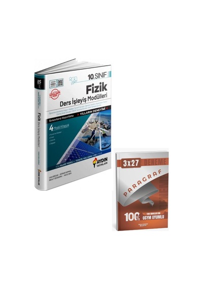 Aydın 2027 10. Sınıf Fizik Ders İşleyiş Modülleri+ Anla Kazan Paragraf