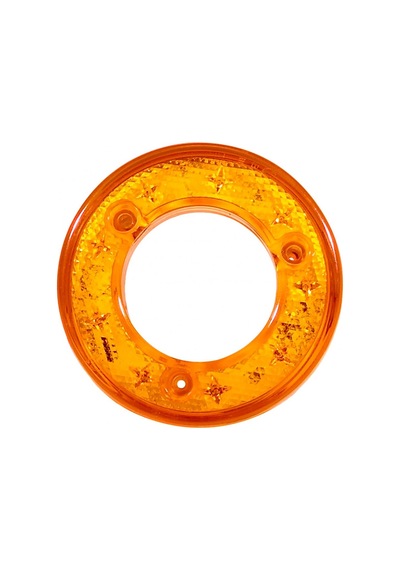 Yuvarlak Simit Tip Led Lamba 9 Led 12/24v Sarı Stop Lamba Kod:67s