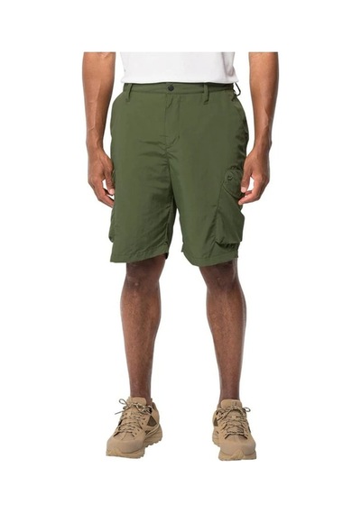 Jack Wolfskin Kalahari Cargo Erkek Şort Haki Siyah