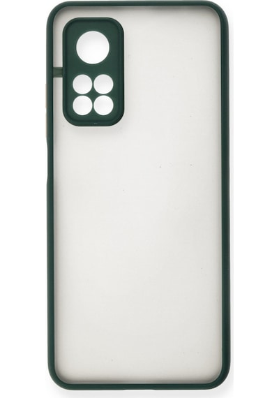 Xiaomi Mi 10t Uyumlu Kılıf Montreal Silikon Kapak - Yeşil