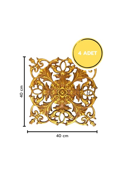 Diecor Dekoratif Polimer Mobilya, Duvar Ve Tavan Motifi Eskitme 40 X 40 Model:xa67