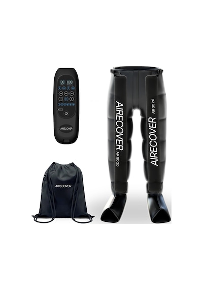 Airecover Ev Pressoterapi Pantolonu Yorgun Bacaklar İçin Kablosuz Masaj Dolaşımı Ve Lenfatik Drenaj 6 Kamera 4 Mod 30-250mmhg Otonomi 3h