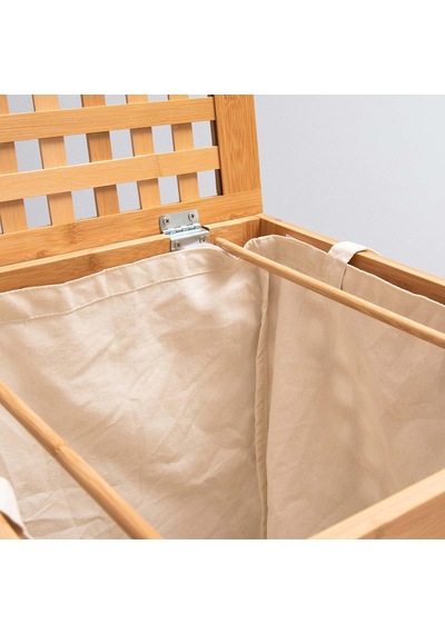 Bambu Çamaşır Sepeti 58x40 Cm Natural Diğer