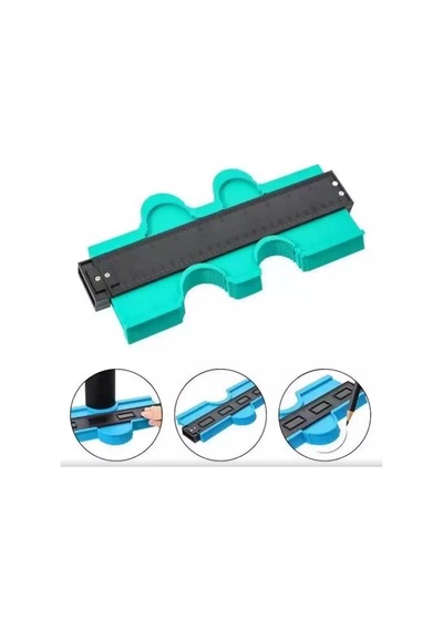 Zhltools Kontur Ölçüm Cihazı Ahşap Fayans Şekillendirme Kalıbı 24 Cm