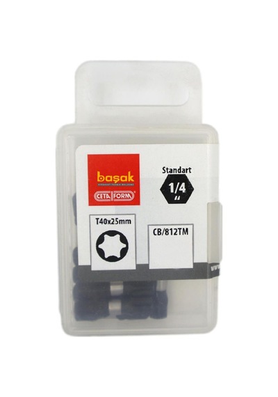 Ceta Form T40 X 25 Mm Darbeli Torx Bits Uç Cb/812tm
