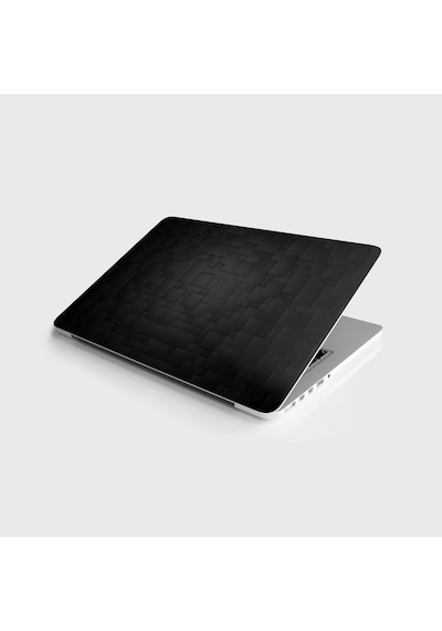 Laptop Sticker Notebook Pc Kaplama Etiketi Siyah 3 Boyut Desen
