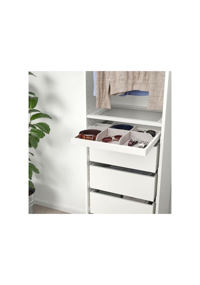 Komplement Sürgülü Raf İçi Düzenleyici, Açık Gri, 50x35 Cm Açık Gri - 937682023 Açık Gri