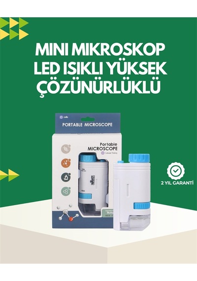 Led - 641 - Aydınlatmalı 80 200 Kat Büyütmeli - Dpmıx-hb - Cep Mikroskop