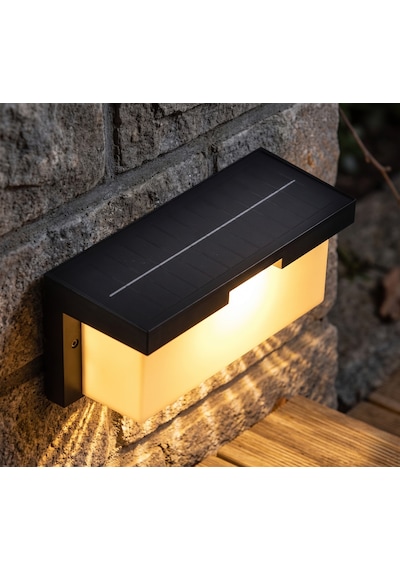 Cata Ct 7083 Barbaros 40w Dış Mekan Solar Led Aplik 3200k Gün Işığı Siyah