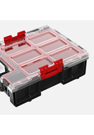Qbrick System One Organizer M Plus 2.0 4 L Organizer, 5 Kovalı, Siyah