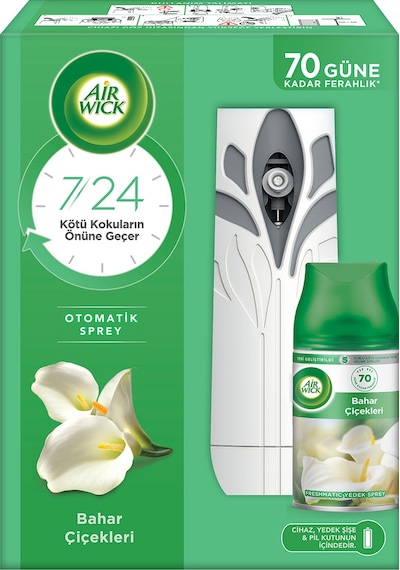 Air Wick Freshmatic Oda Kokusu Makine + Bahar Çiçekleri Yedek 250 ML
